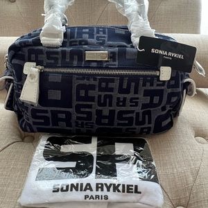 SONIA RYKIEL PARIS JACQUARD HANDLE BAG